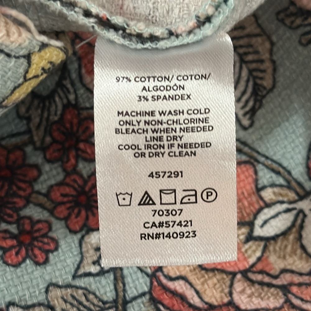 🎤🎉 Loft Floral Pencil Skirt Sz 10 - Picture 7 of 7